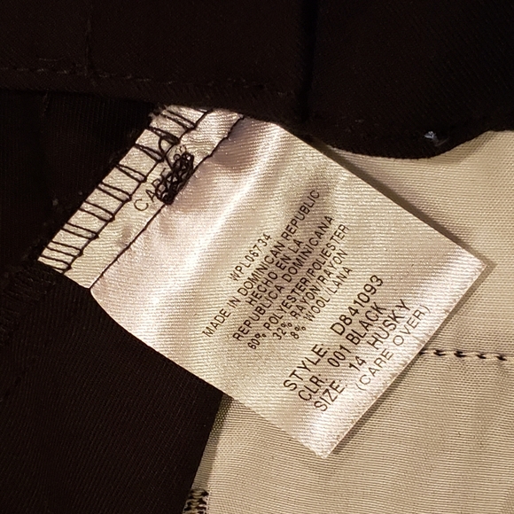 BOYS DOCKERS - BLACK SIZE 14 HUSKY - Picture 4 of 5